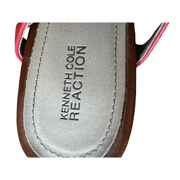 Kenneth Cole Reaction Wedge Open Toe Shoes Size 8.5 - Picture 6 of 6